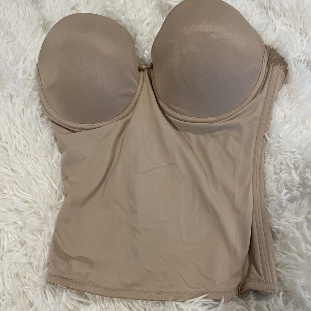 Va Bien Bustier Beige Style 1503,  Size 34D